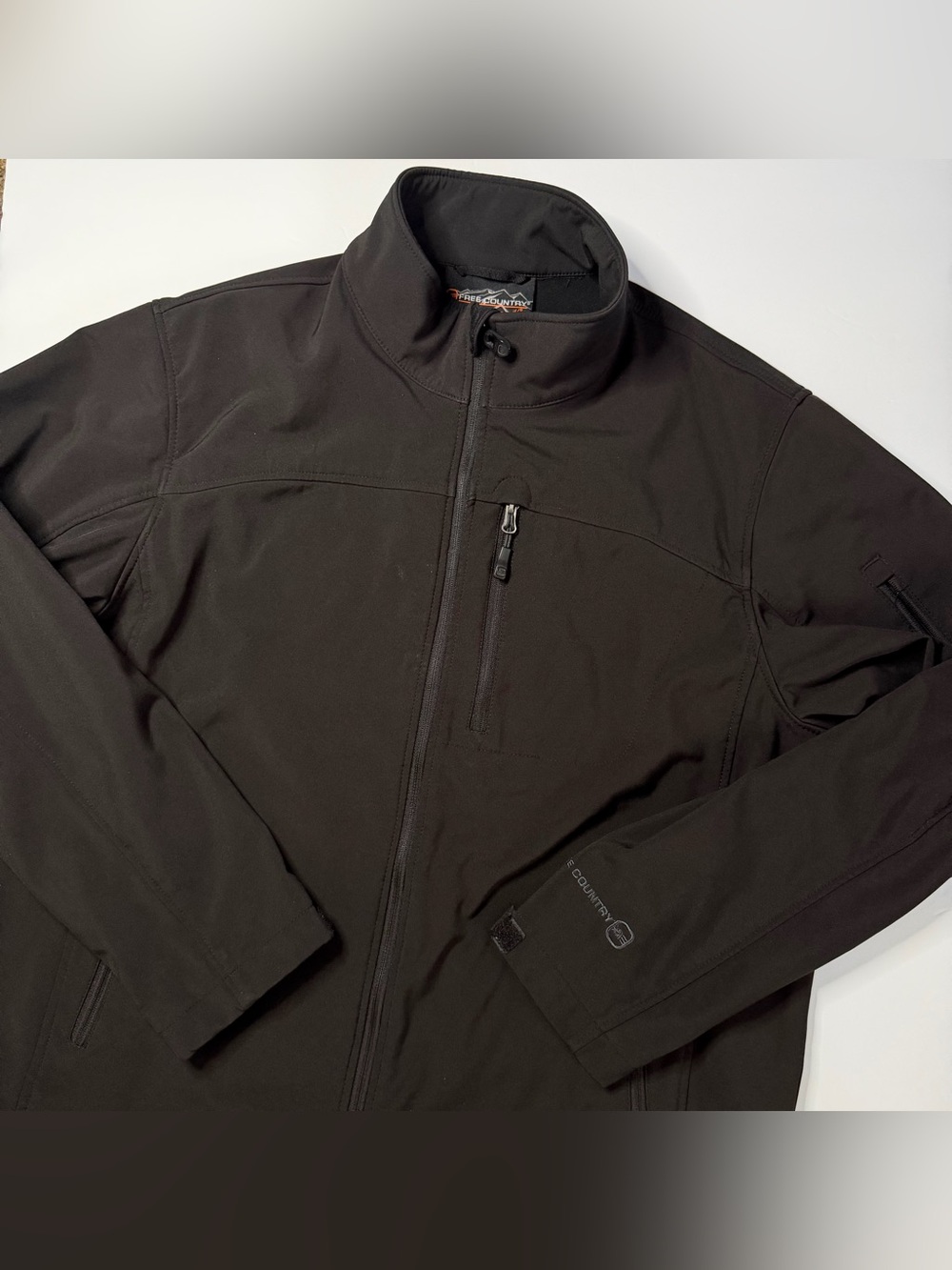 Free Country Jacket men’s zip up fleece lined jacket XL